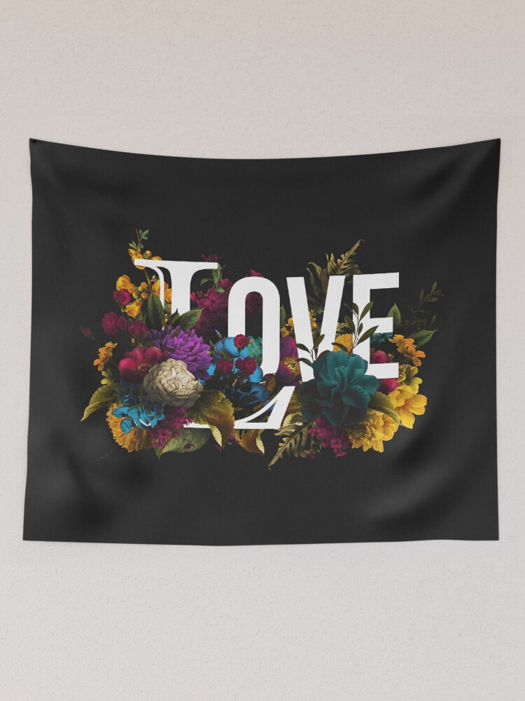 Thumbnail 2 of 3, Tapestry, Love designed and sold by PatternsofLife.