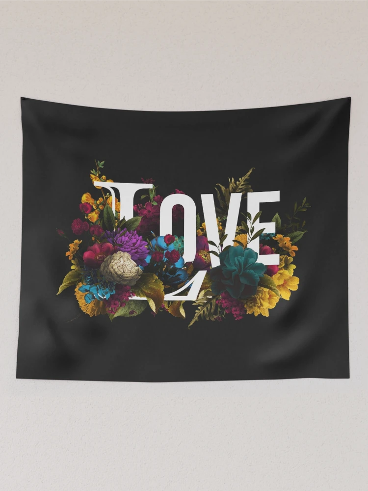 Thumbnail 2 of 3, Tapestry, Love designed and sold by Mandala Of Life.