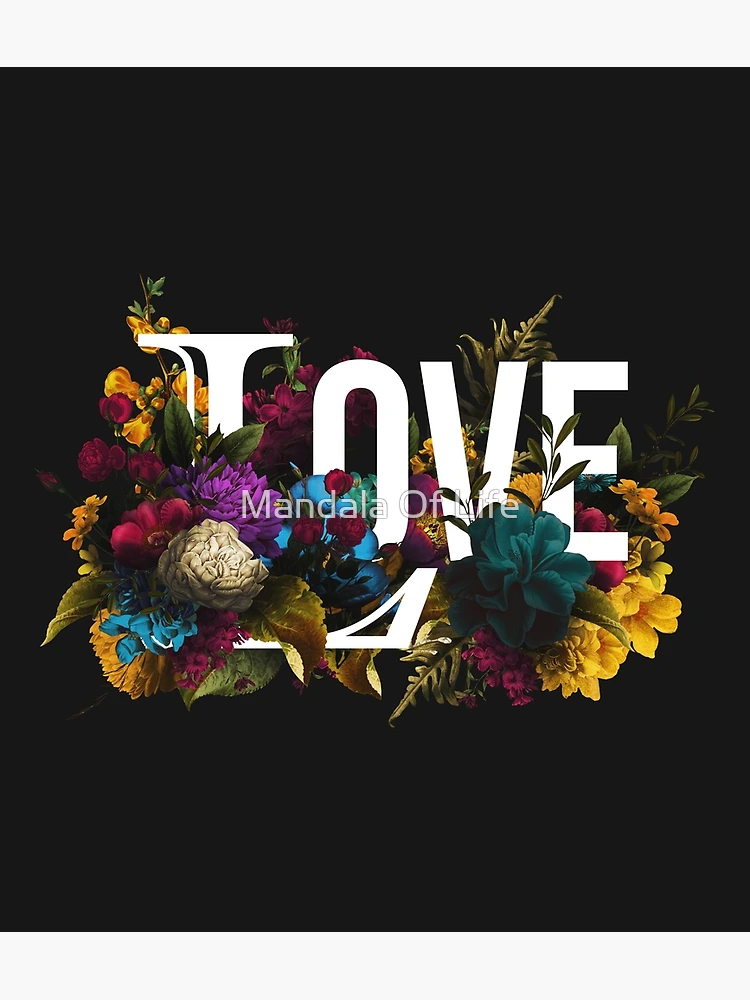 Imagen 3 de 3, Póster con la obra Amor, diseñada y vendida por Mandala Of Life.