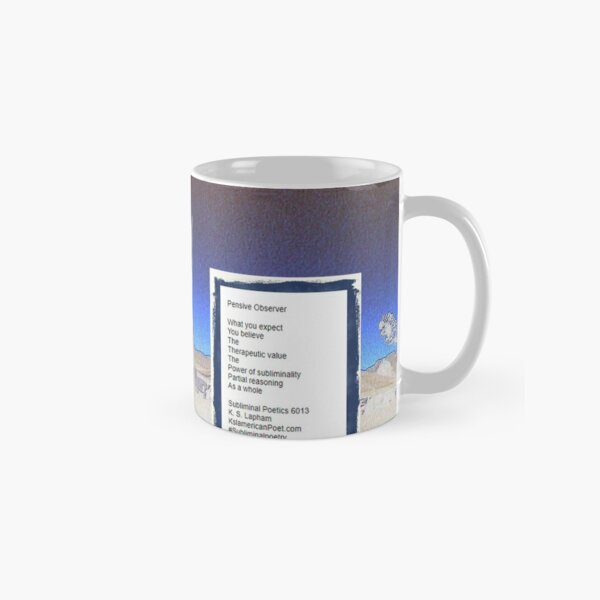 Calder-Olympic Sculpture Park-Pensive Observer-Poem Classic Mug
