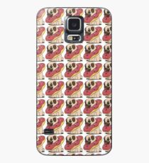 Funda/vinilo para Samsung Galaxy Perro pug dona