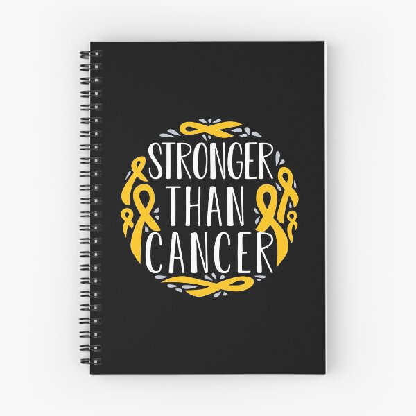 Item preview, Stronger Than Cancer | Yellow Ribbon Bone Cancer Support designed and sold by redwoodandvine.
