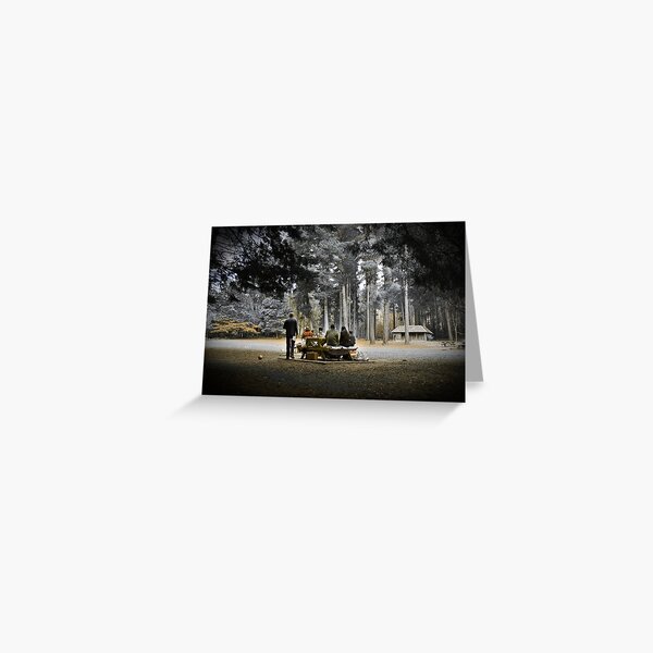 A Day in the Park - Hollybank, Tasmania Greeting Card