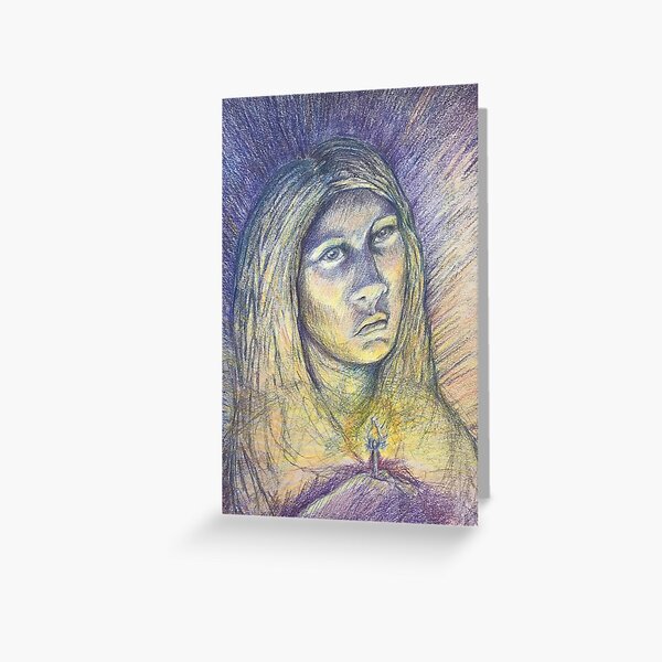 Little Match Girl Greeting Card