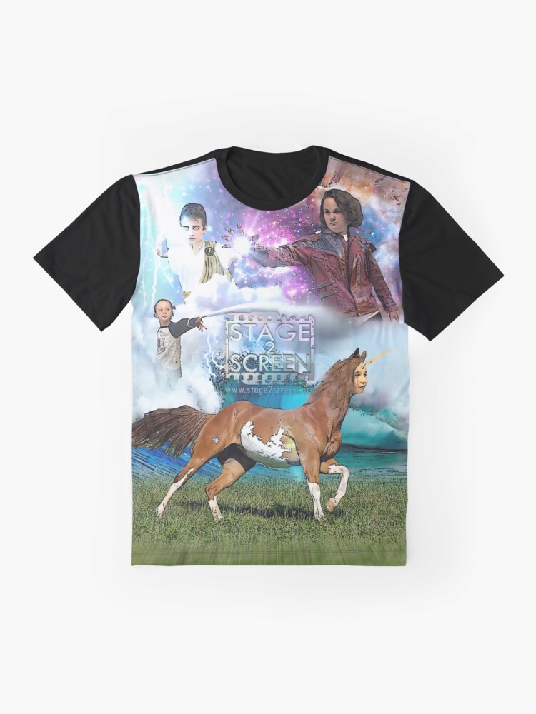 Thumbnail 4 of 5, Graphic T-Shirt, stage2screen Erina Heights Junior designed and sold by Rushcutter Entertainment.
