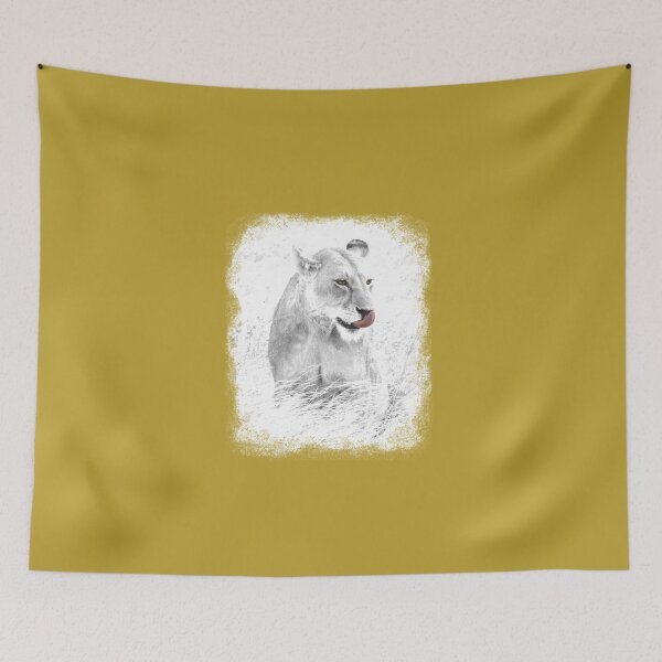 Item preview, Lioness - Lion - Africa - Safari - Kenya designed and sold by TShirtsundMehr.