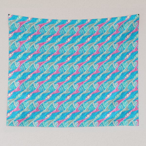 Item preview, Seamless pattern. Modern texture. Repeating abstract background. Graphic linear waves print designed and sold by fuzzyfox.