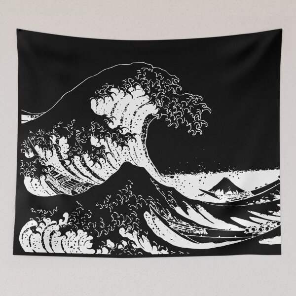 Item preview, The Great Wave - Black designed and sold by Huey Tsukuyomi.
