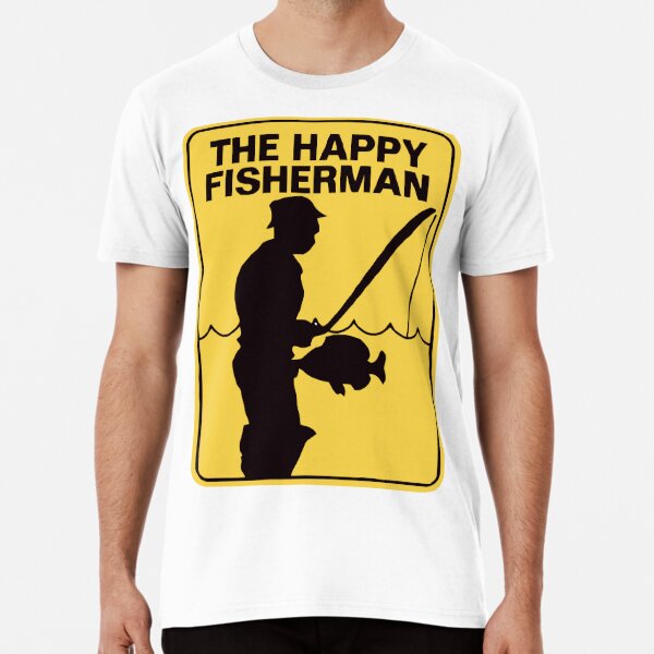 Fishing makes me happy Men's Premium Sweatshirt