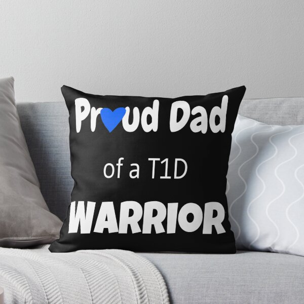 Item preview, Proud Dad Of A T1D Warrior  designed and sold by CatGirl101.