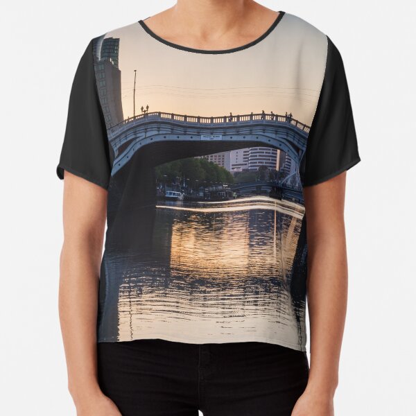 Melbourne Princes Bridge Chiffon Top