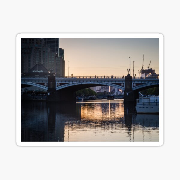 Melbourne Princes Bridge Sticker