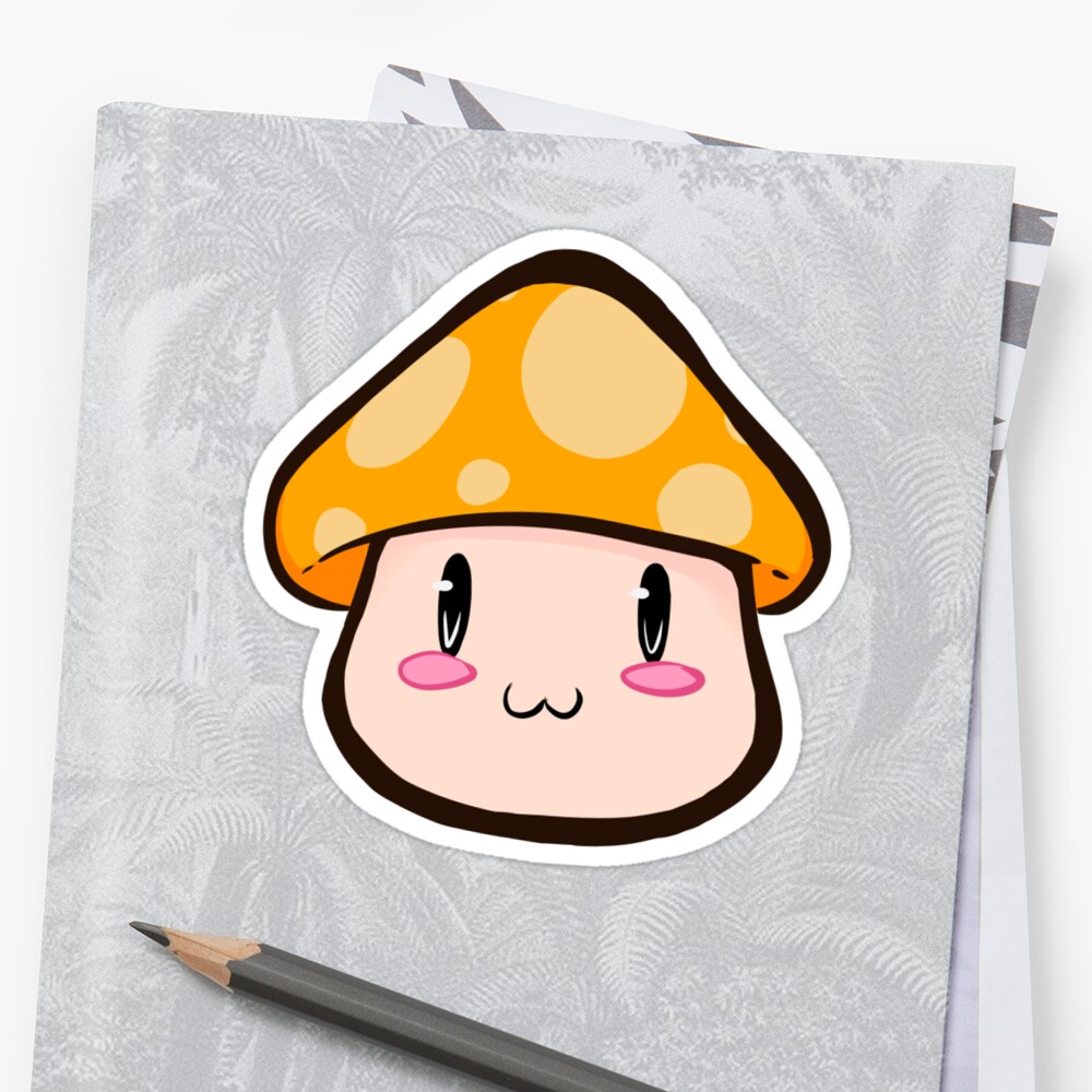 Chibi Cute Mushroom Drawing ~ Drawing Easy