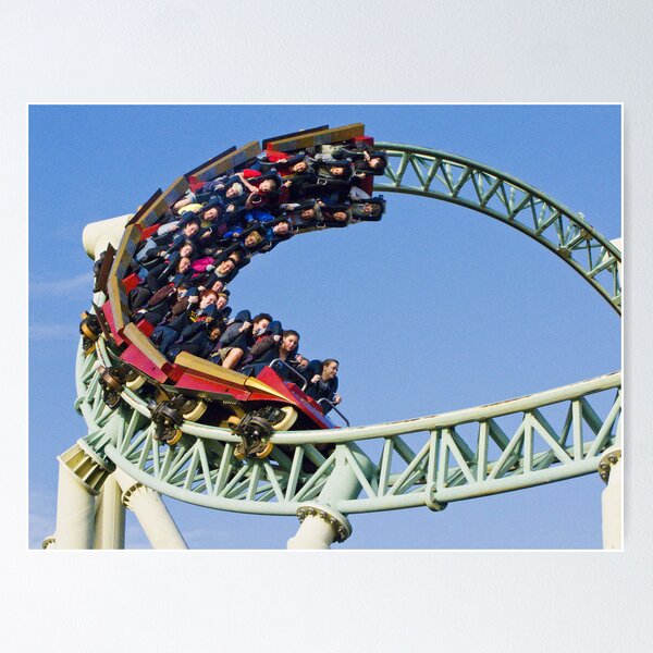 Item preview, Colouss - Out Of a Loop - Thorpe Park designed and sold by Colin  Williams Photography.