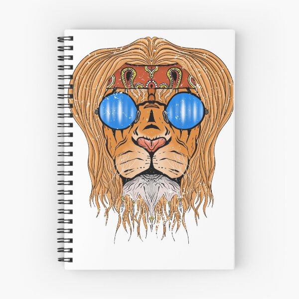 Item preview, Hippie Lion - Groovy 70's Cat designed and sold by FlyGuy23.