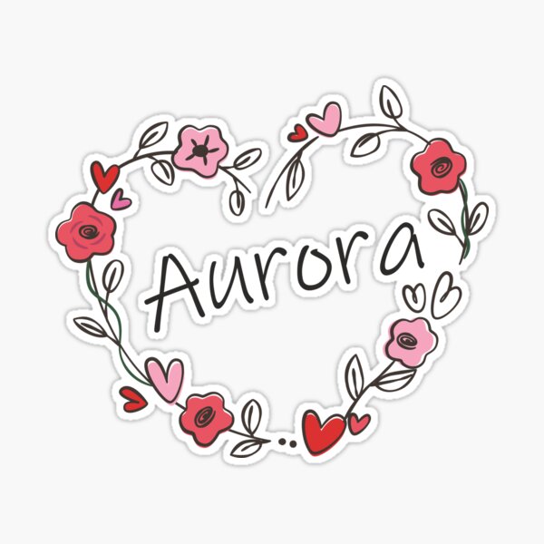 Aurora Sticker for Sale by oleo79