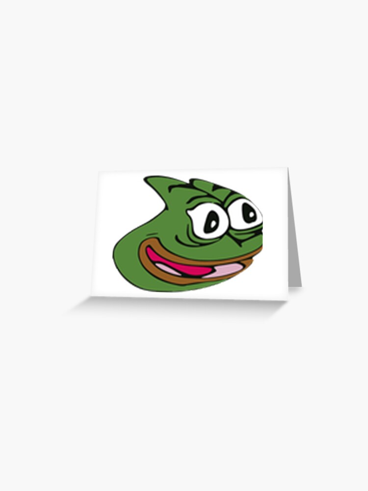 Pepega -Funny Emoji | Greeting Card