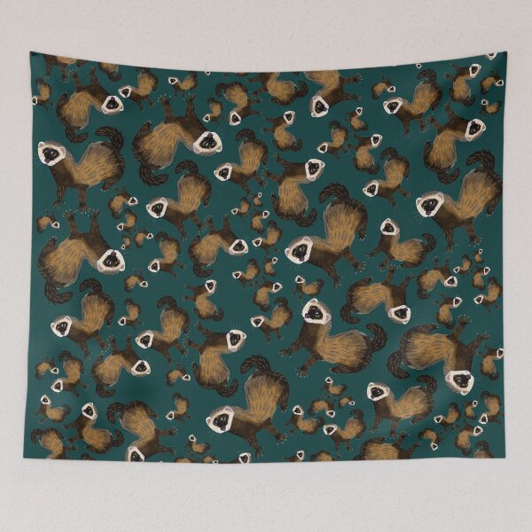 Item preview, Brave Polecat (Mustela putorius) designed and sold by belettelepink.