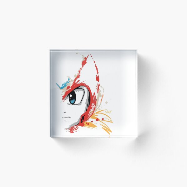 Zero Sketch (Megaman) Acrylic Block