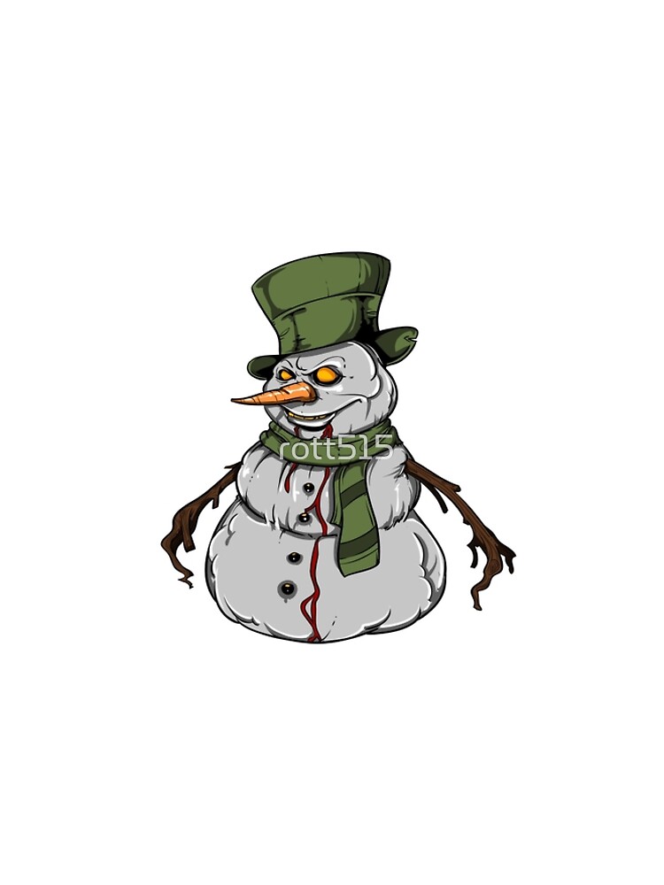 angry snowman t shirt