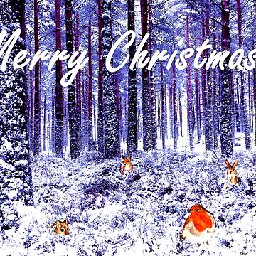 Artwork thumbnail, Winter Wonderland Christmas Card by EuniceWilkie