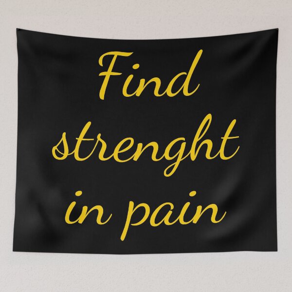 Item preview, deep quotes motivation inspiration pain designed and sold by untagged-shop.