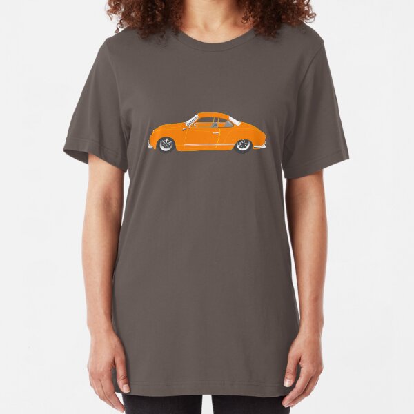 Orange Karmann Ghia Slim Fit T-Shirt