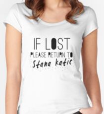 Return to Stana Katic Women's Fitted Scoop T-Shirt