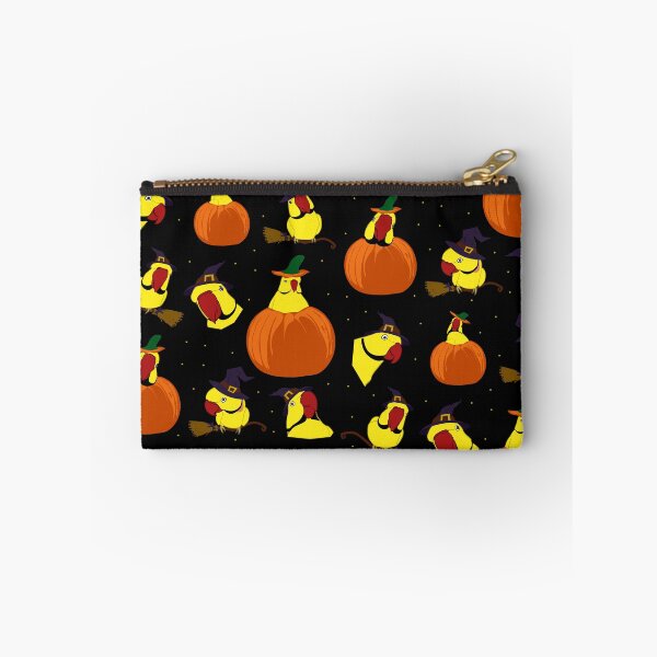 Item preview, yellow indian ringneck halloween pattern designed and sold by FandomizedRose.