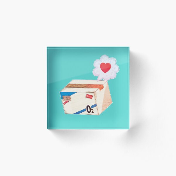 Oxygen Box | Cells at Work! Acrylic Block