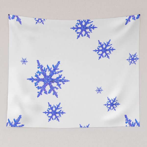 Item preview,  DECORATIVE WINTER BLUE SNOWFLAKES designed and sold by sharlesart.