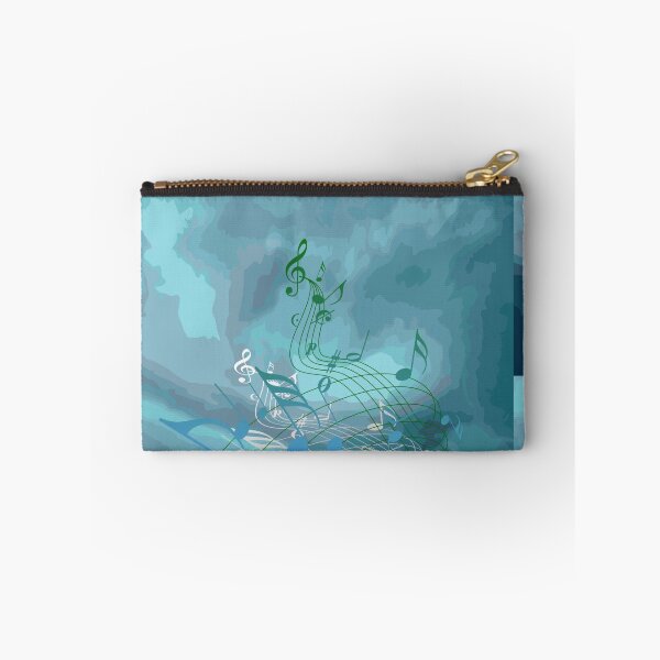 Item preview, Blue & Green Music Notes Abstract designed and sold by moondreamsmusic.