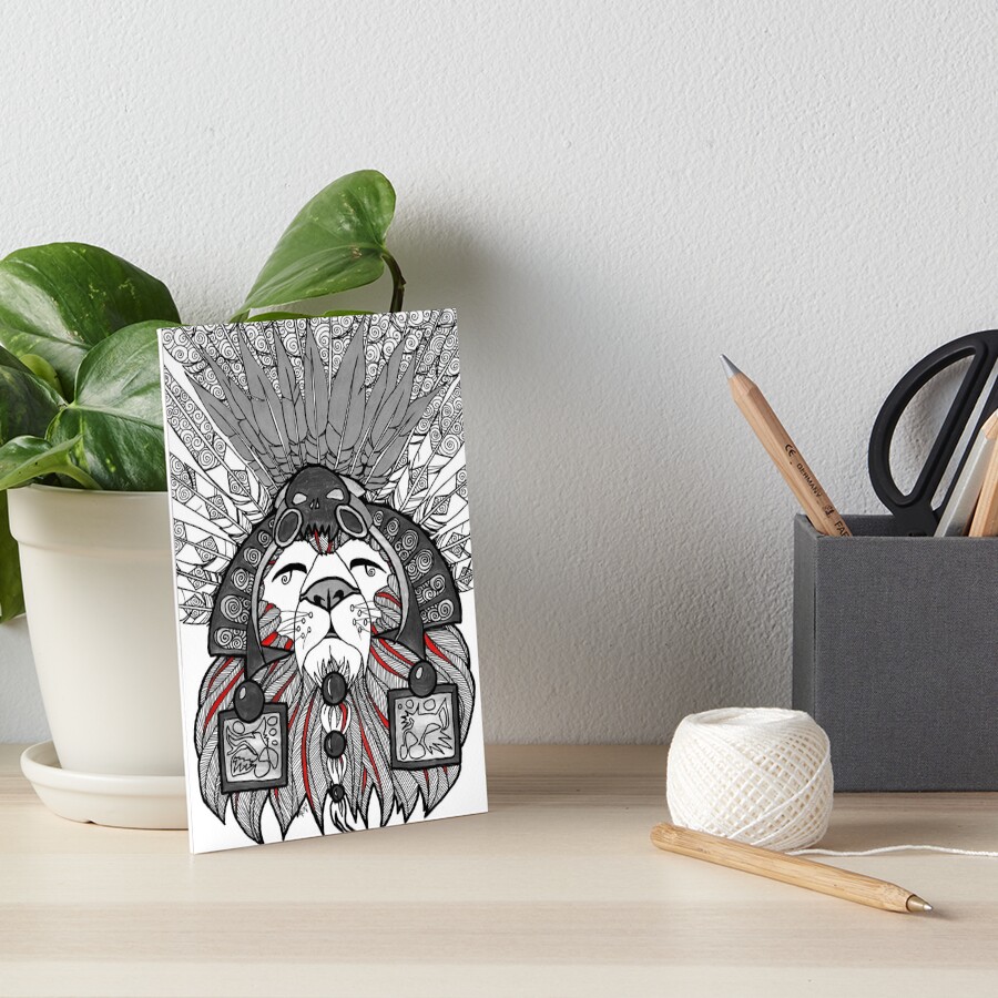 Item preview, Art Board Print designed and sold by RiquArt.