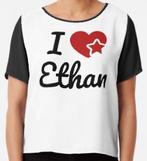 I love Ethan, I heart Ethan Soul-Mate Chiffon Top