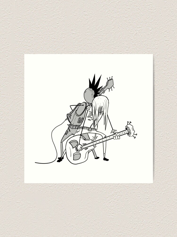 Impression artistique ''Duo Rock' : autre vue