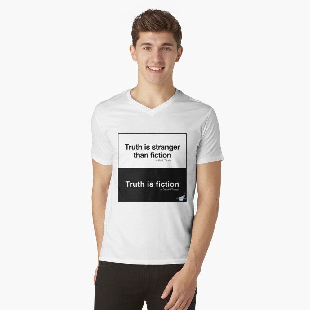 Truth/Fiction V-Neck T-Shirt