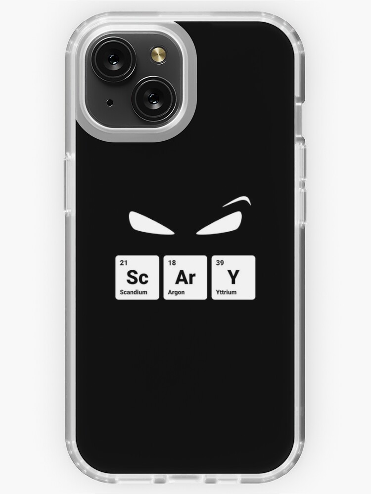 Thumbnail 1 of 5, iPhone Case, Scary! Halloween Eyes Periodic Table Elements Scandium Argon Yttrium designed and sold by science-gifts.