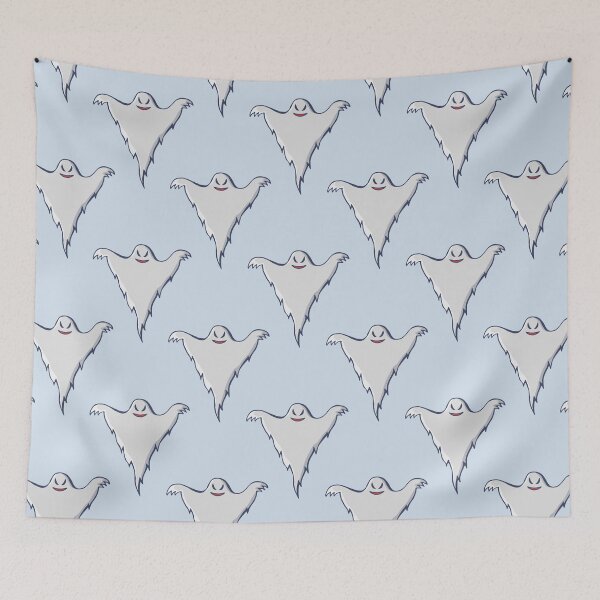 Item preview, Ghosts seamless color pattern.  designed and sold by IndigoCat.