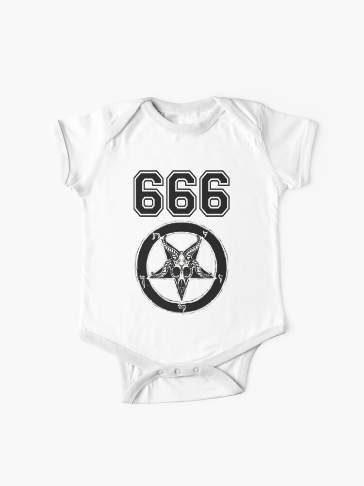 Baphomet 666 Baby One Piece By Shayneofthedead Redbubble Baphomet 666 Baby One Piece By Shayneofthedead Redbubble