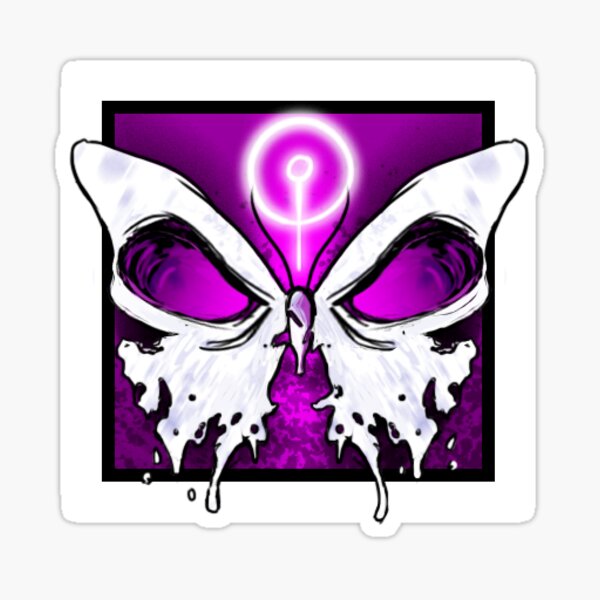 Icône Papillon Sticker