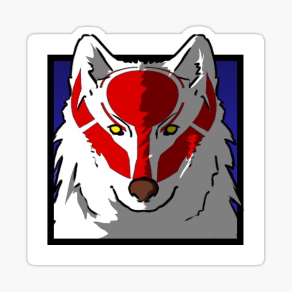 Icône Loup Sticker