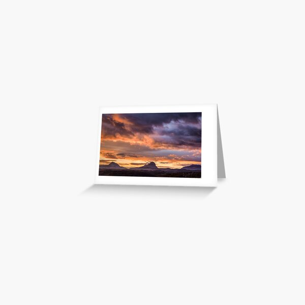 Lochinver Sunrise Greeting Card
