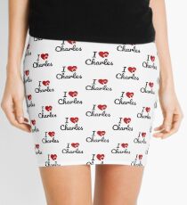 I love Charles, I heart Charly Soul-Mate Mini Skirt