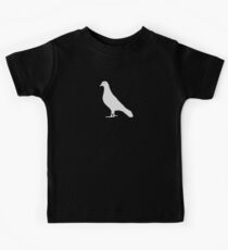 Lonely White Pigeon Kids Tee