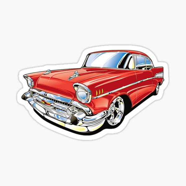 57 chevy stickers redbubble redbubble