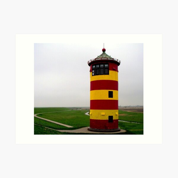 Leuchtturm Kunstdruck