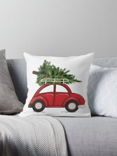Artikel-Vorschau von Weihnachtsbaum auf Dach des roten Autos, designt und verkauft von 1XOROSE.