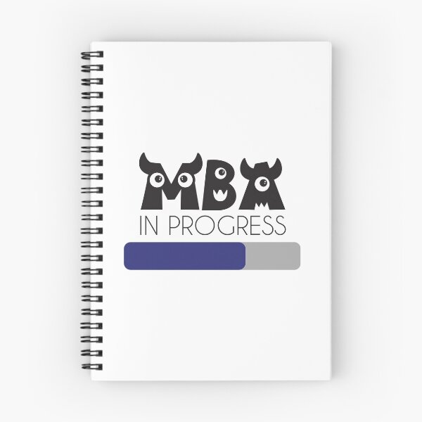 Item preview, Scary MBA in progress progress bar designed and sold by Magda Hanak.