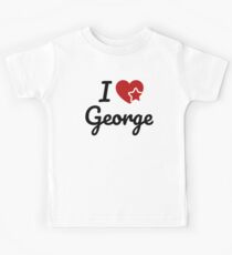 I love George Artwork Kids Tee