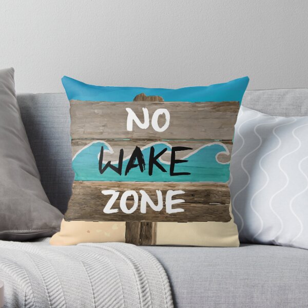 No Wake Zone Watercolor Fishing Pole Nursery Little Boys Room